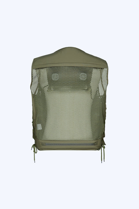 Silaki®Cool Fishing Vest Air-conditioned Refrigerated Clothing (Army Green)