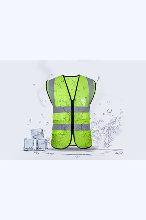 Silaki®Class II High Visibility Reflective Safety Vest with Peltier Cooling Module